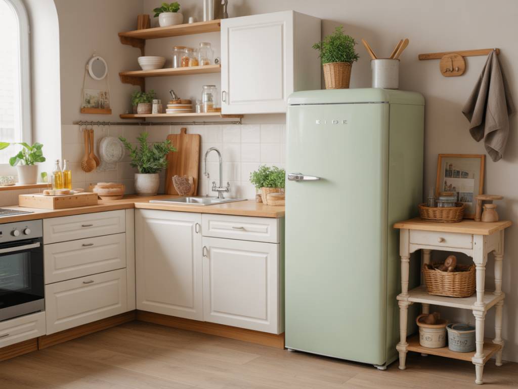 Comment intégrer intelligemment un mini-frigo dans une petite cuisine moderne